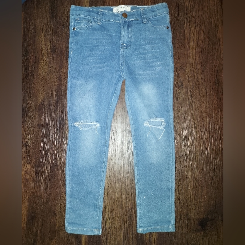 Girls Jessica Simpson Distressed Denim Jeans Size 5
